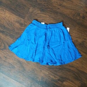 NWT Blue Mini Skirt